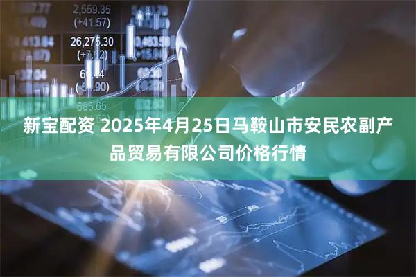 新宝配资 2025年4月25日马鞍山市安民农副产品贸易有限公司价格行情