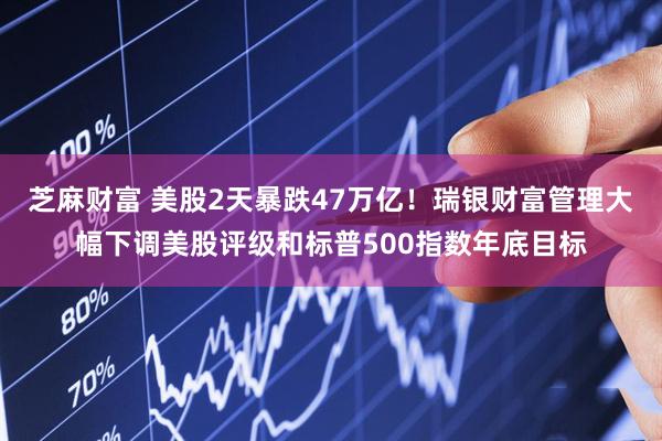 芝麻财富 美股2天暴跌47万亿！瑞银财富管理大幅下调美股评级和标普500指数年底目标